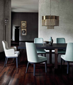 FLEXFORM You, armchair. Me, chair. Jacques, table