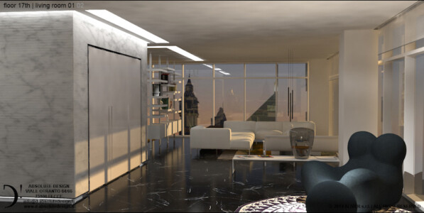 LVG 06 Living area in a private flat in the UAE.