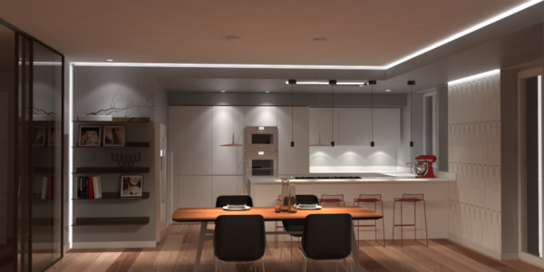 KTC 01
Project of a kitchen in a private house KTC 01 Project of a kitchen in a private house