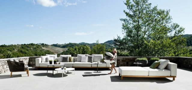 TRIBU Vis a vis, outdoor sofa