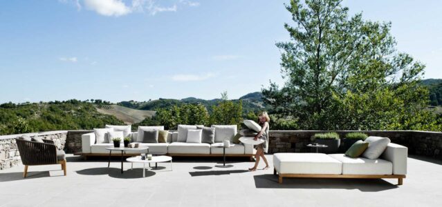 TRIBU Vis a vis, outdoor sofa
